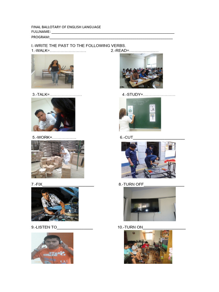 Final Ballotary of English Language | PDF | Linguistics