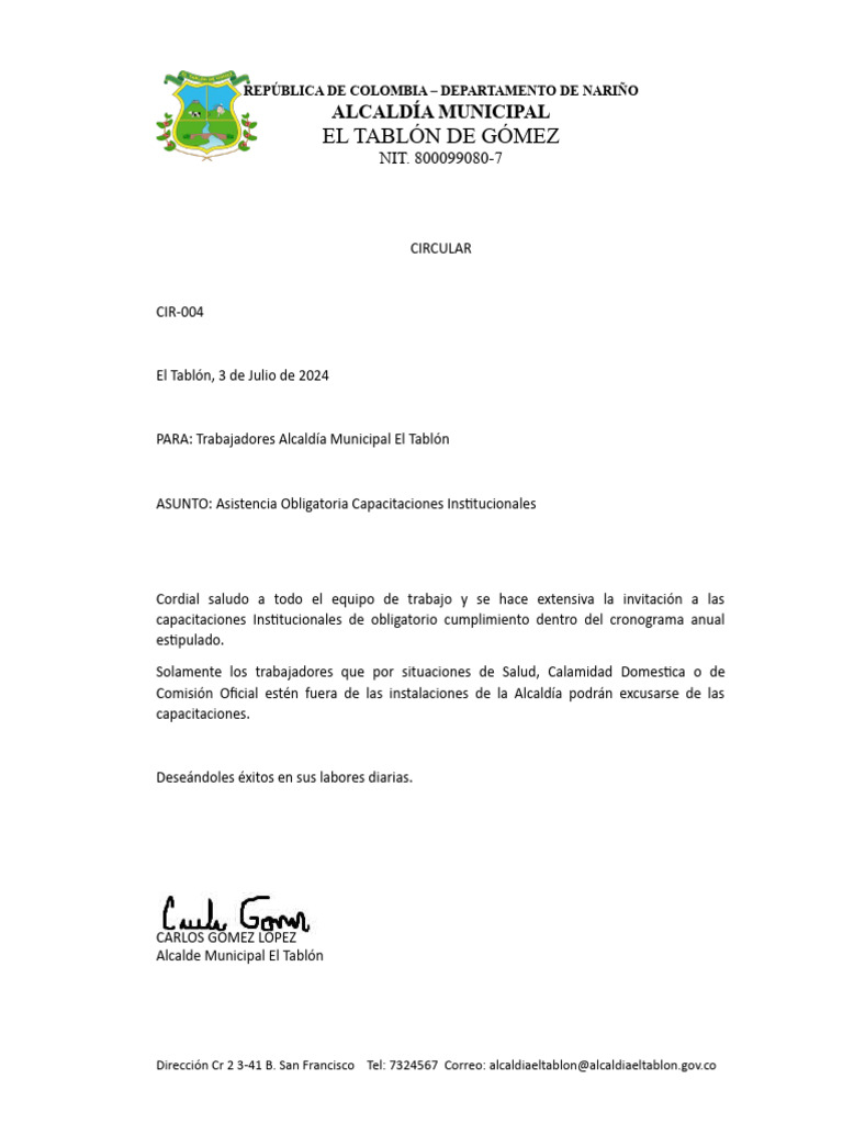 CIRCULAR | PDF