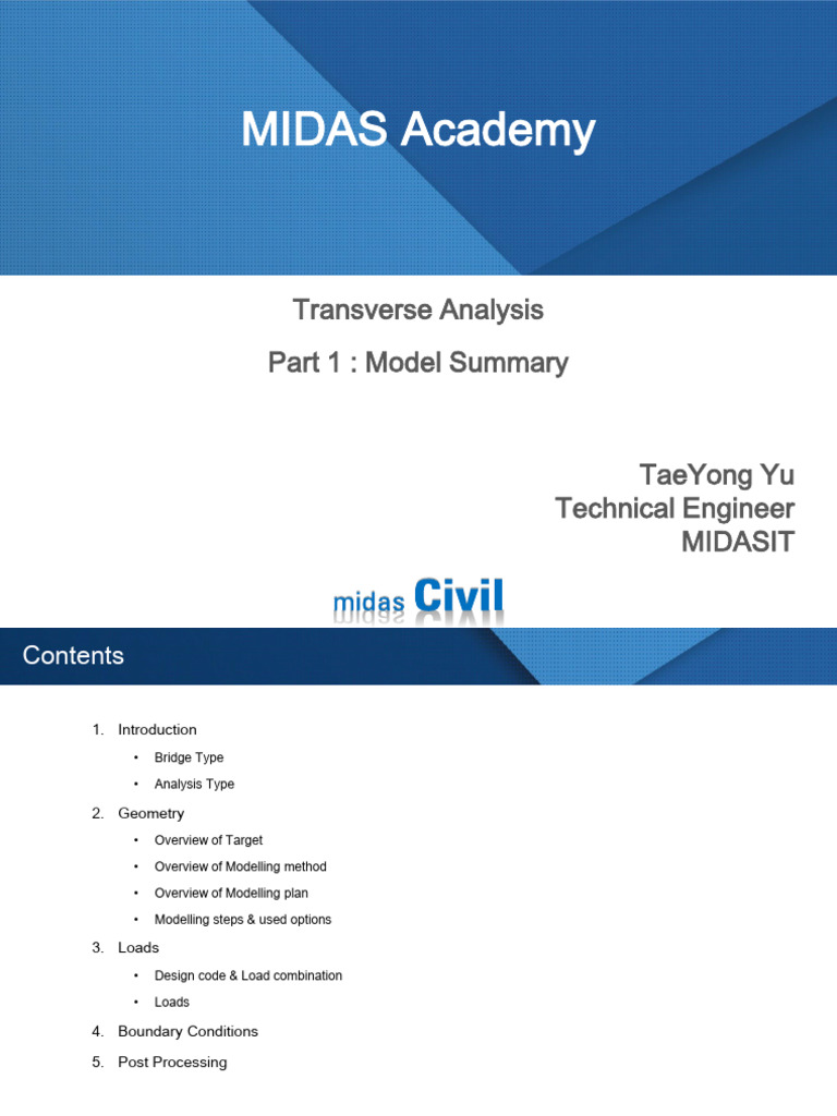 Transverse Analysis of Cable-Stayed Bridge | PDF | Beam (Structure ...