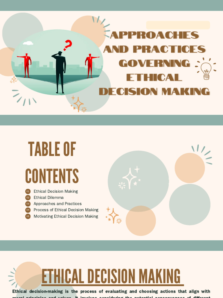 Ethical Decision Making Framework | PDF | Morality | Decision Making