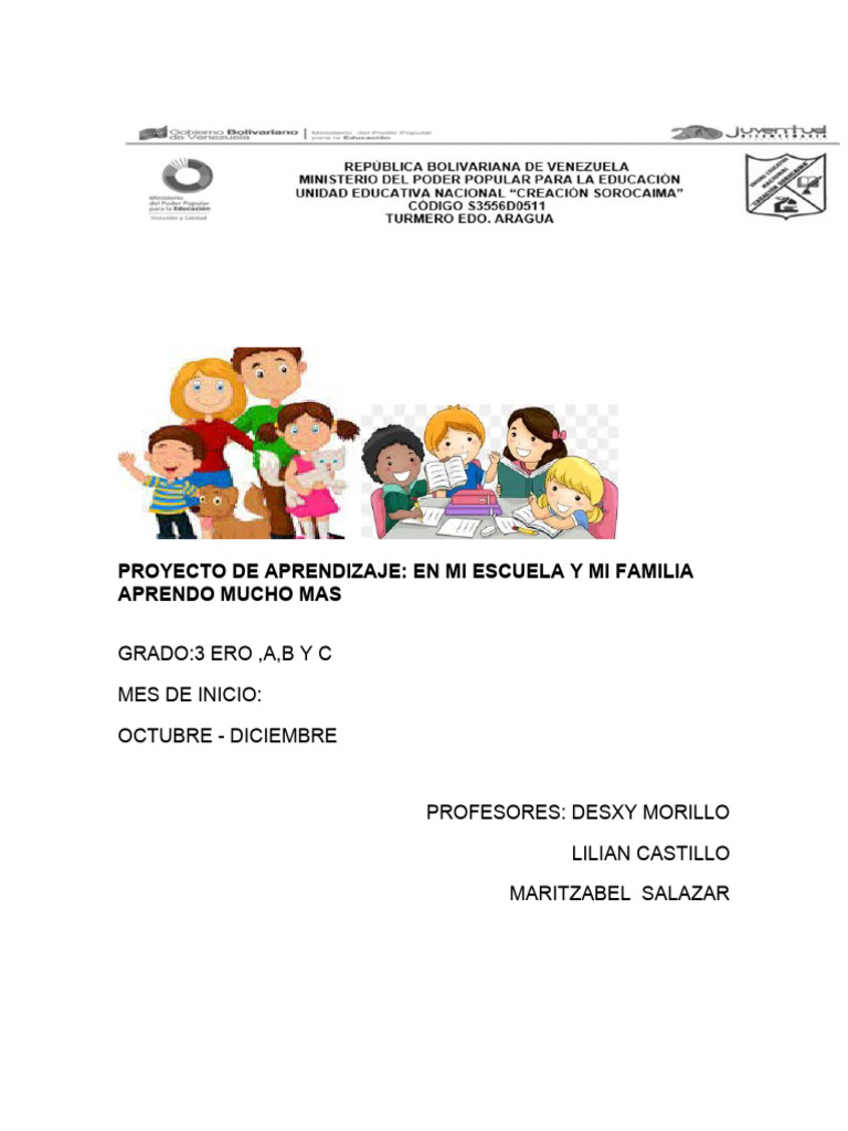 Proyecto de aprendizaje leo y aprendo34 2 35 pdf aprendizaje