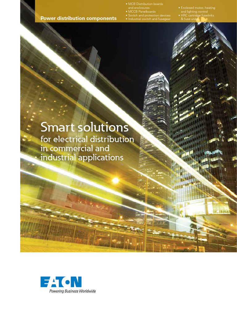 Eaton Power Distribution Solutions | PDF | Fuse (Electrical) | Electric ...
