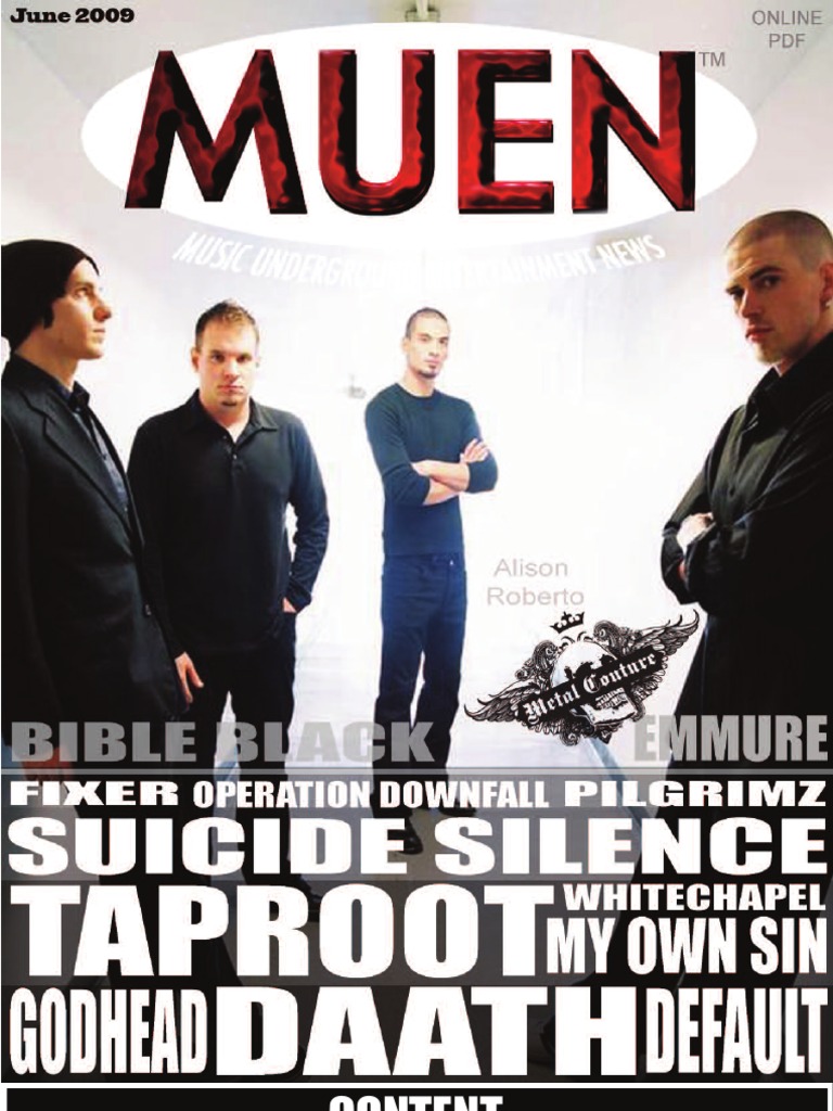 MUEN June 2009 PDF Heavy Metal Music Rock Music picture pic
