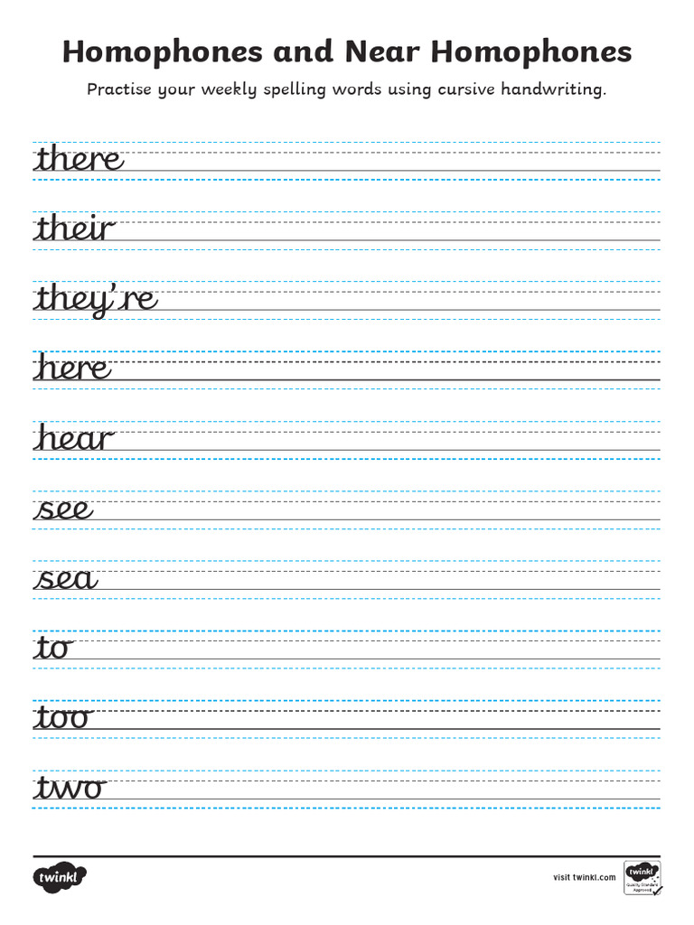Handwriting Practice Continuous Cursive PDF