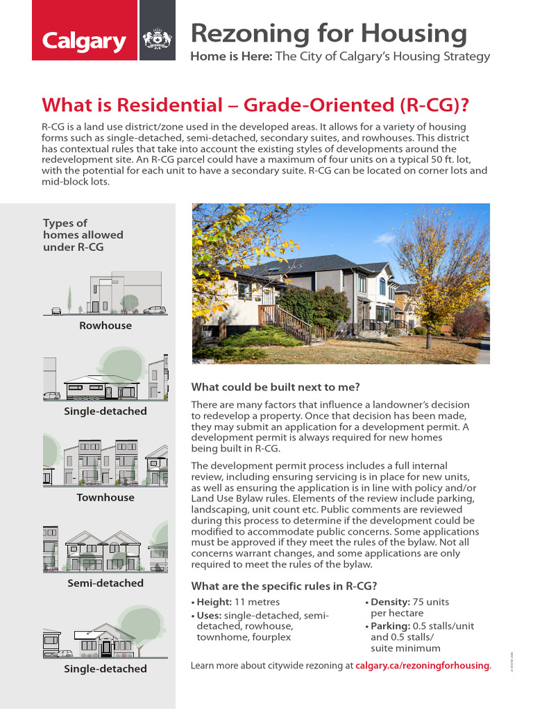 rezoning-housing-fact-sheet-r-cg | Download Free PDF | Zoning | Houses