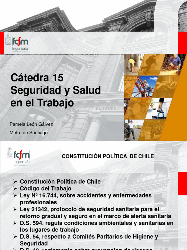 Catedra 15 Seguridad Y Salud En El Trabajo Pdf