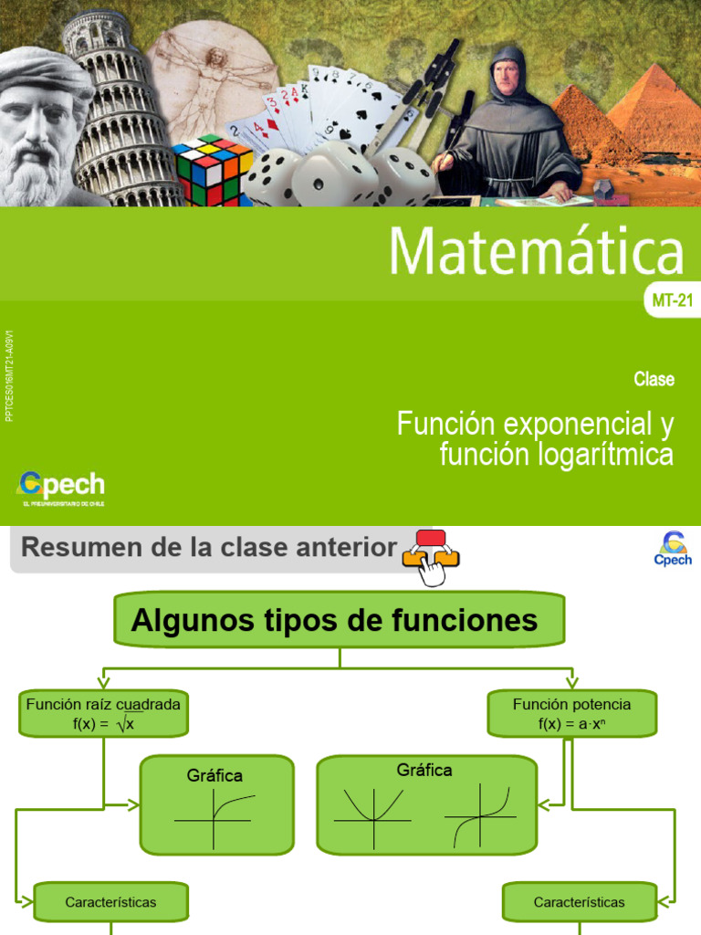 Clase 28 Funci+ N Exponencial y Funci+ N Logar+¡tmica | PDF | Logaritmo ...