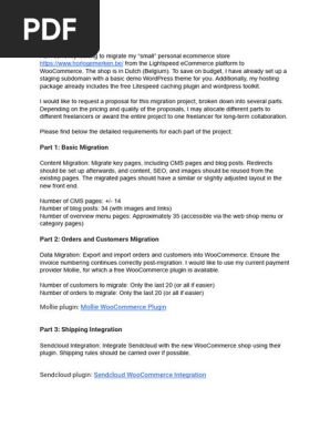 Proposal Request for Webshop Migration From Lightspeed to WooCommerce (1)