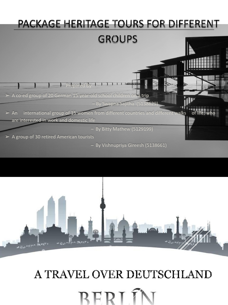 Sustainable Heritage Tourism Pdf Berlin Munich