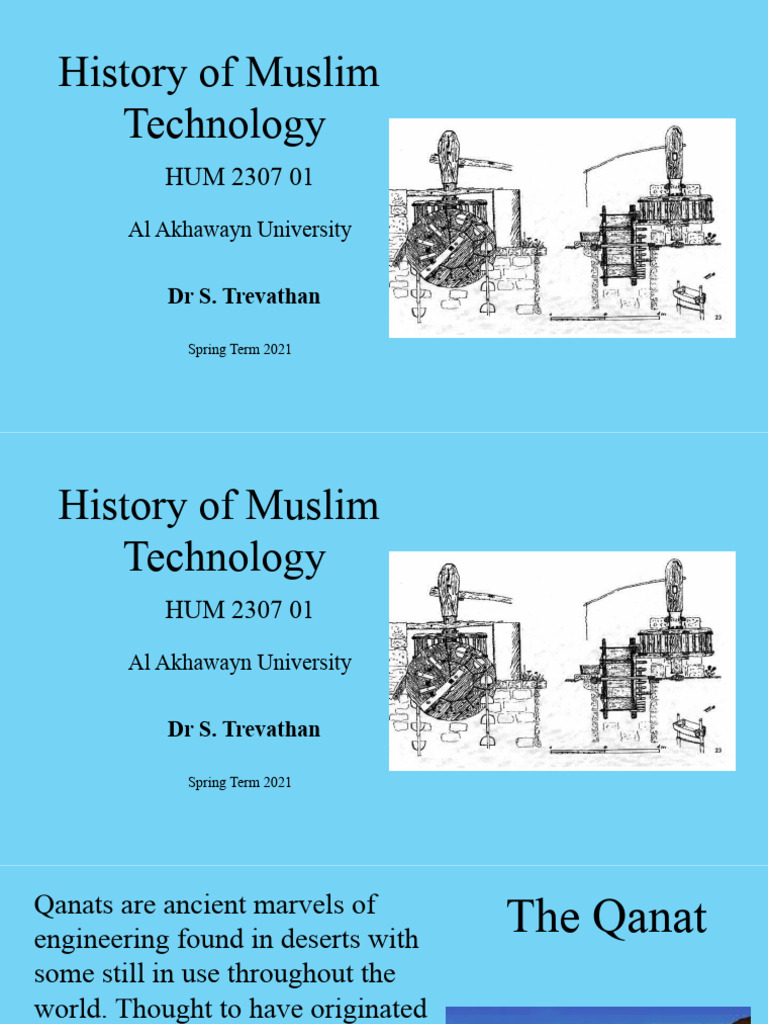 05 Irrigation (History of Islamic Technology) 5b | PDF | Earth Sciences ...