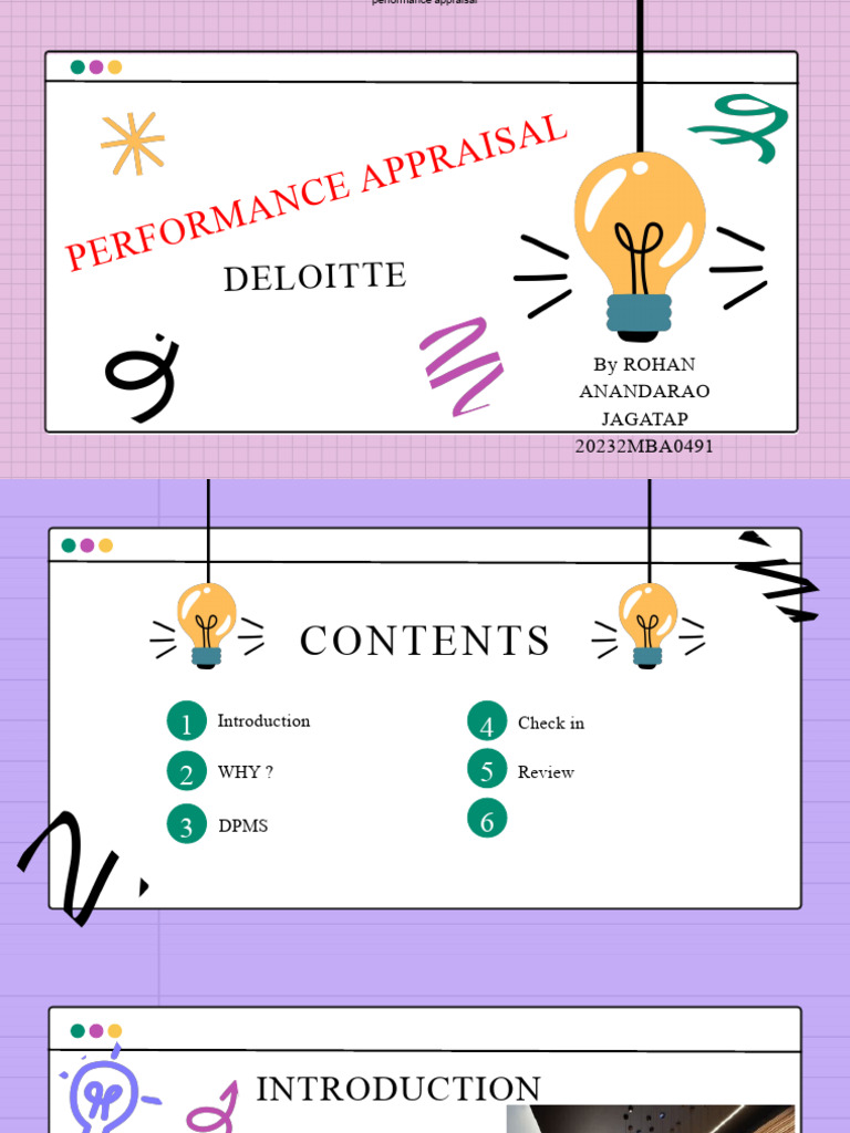 Deloitte Performance Appraisal Process | PDF | Performance Appraisal | Goal