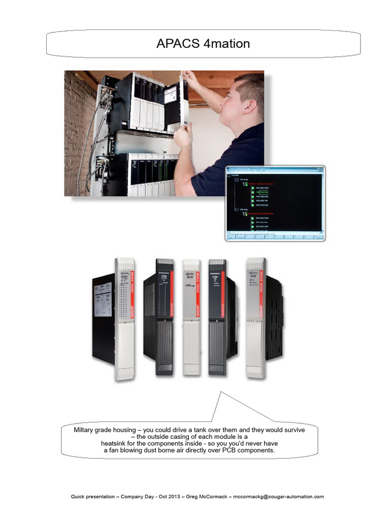 APACS 4mation Software Overview | PDF | Variable (Computer Science ...