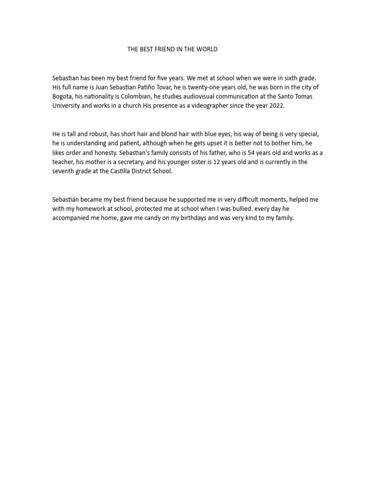 THE BEST FRIEND IN THE WORLD PDF