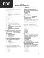 INFO 101 Reviewing Quiz 3 (Lectures 7-8-9) : Student Name: - Student ID