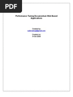 Performance Tuning Document Um Applications