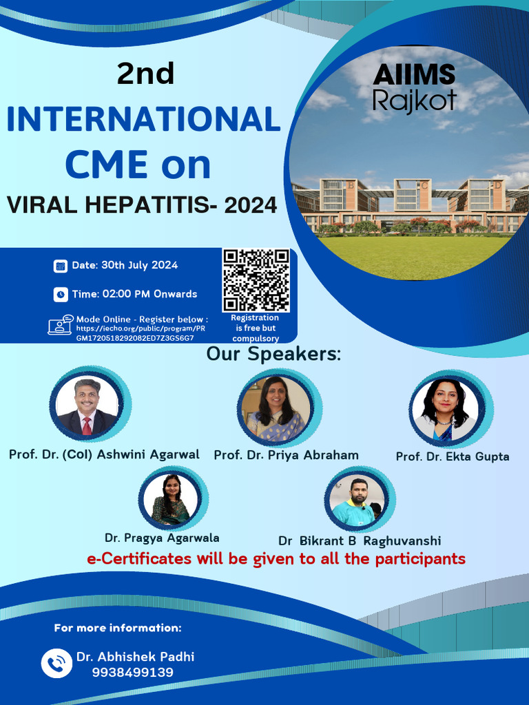 International CME on Viral Hepatitis 2024 | PDF | Laboratory Techniques ...