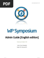 WP Symposium: Admin Guide (English Edition)