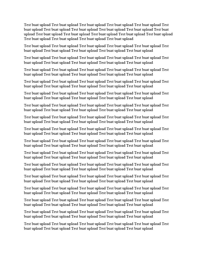 Test Upload Document | PDF