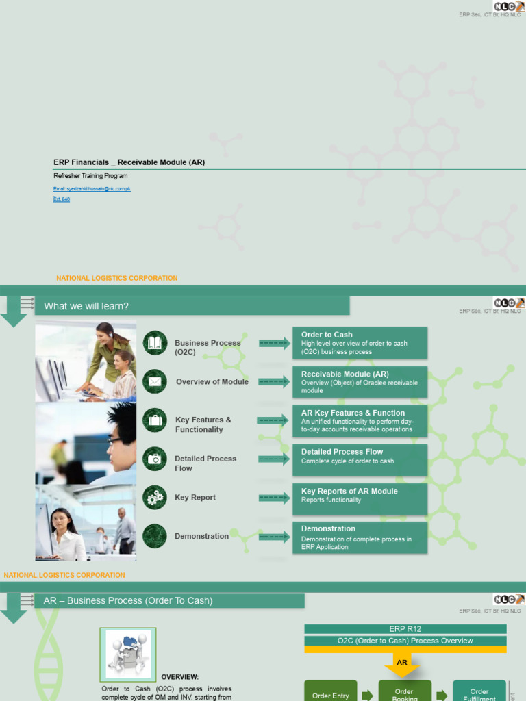 ERP Financials - AR Module - ICT BR ERP Sec-1 | PDF | Receipt | Invoice