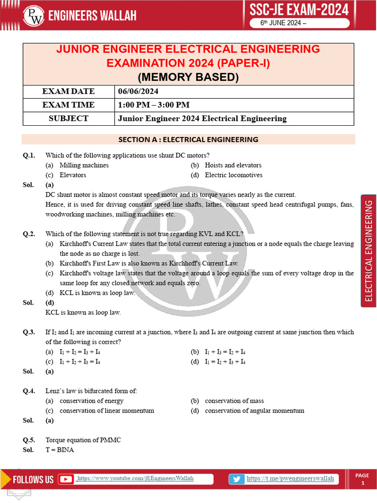 ssc-je-electrical-engineering-paper-i-6-june-2024-memory-based-pdf
