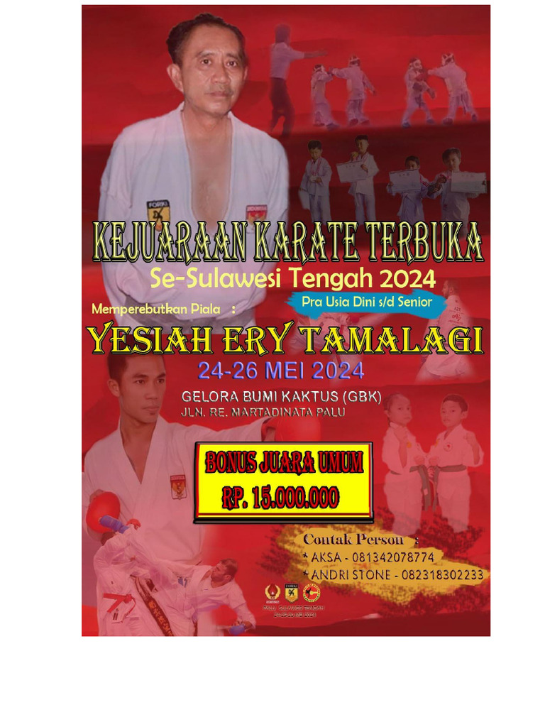 Proposal Kejuaraan Karate Terbuka 2024 Fix Pdf