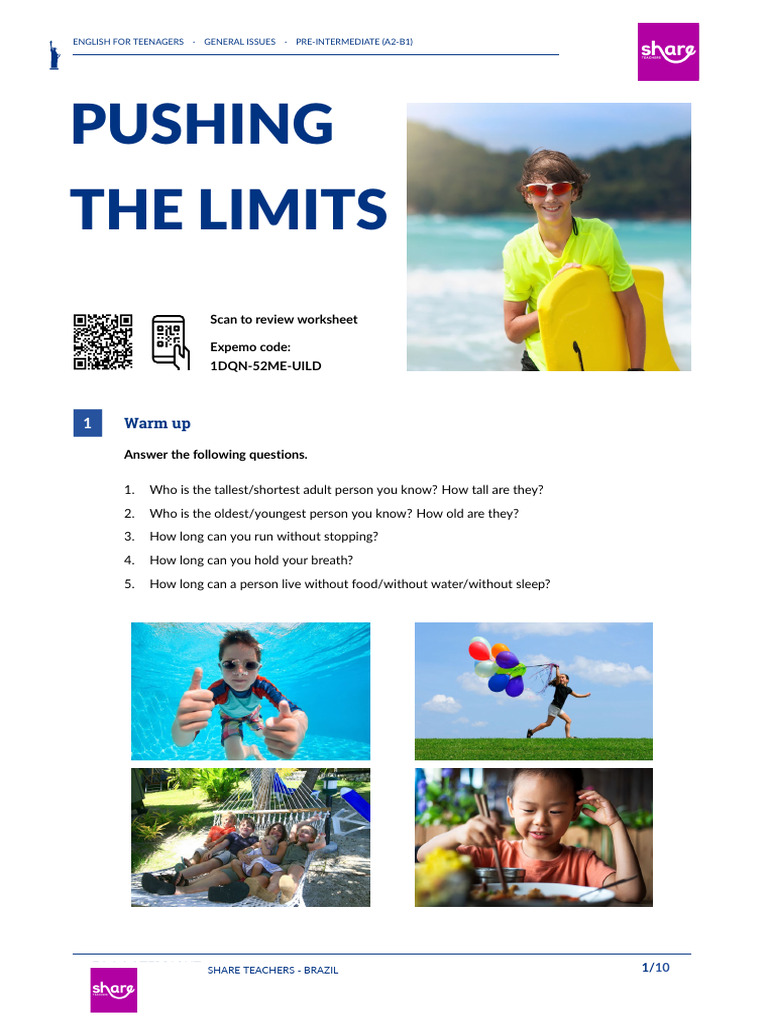 Pushing The Limits American English Student | PDF | Blood