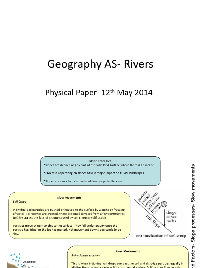 Geography Paper 1 Ppt 2 Pdf Weathering Erosion