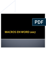 Macro en Word 2007