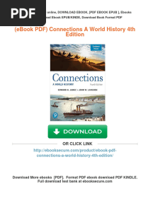 Get (Ebook PDF) Connections A World History 4th Edition Free All Chapters