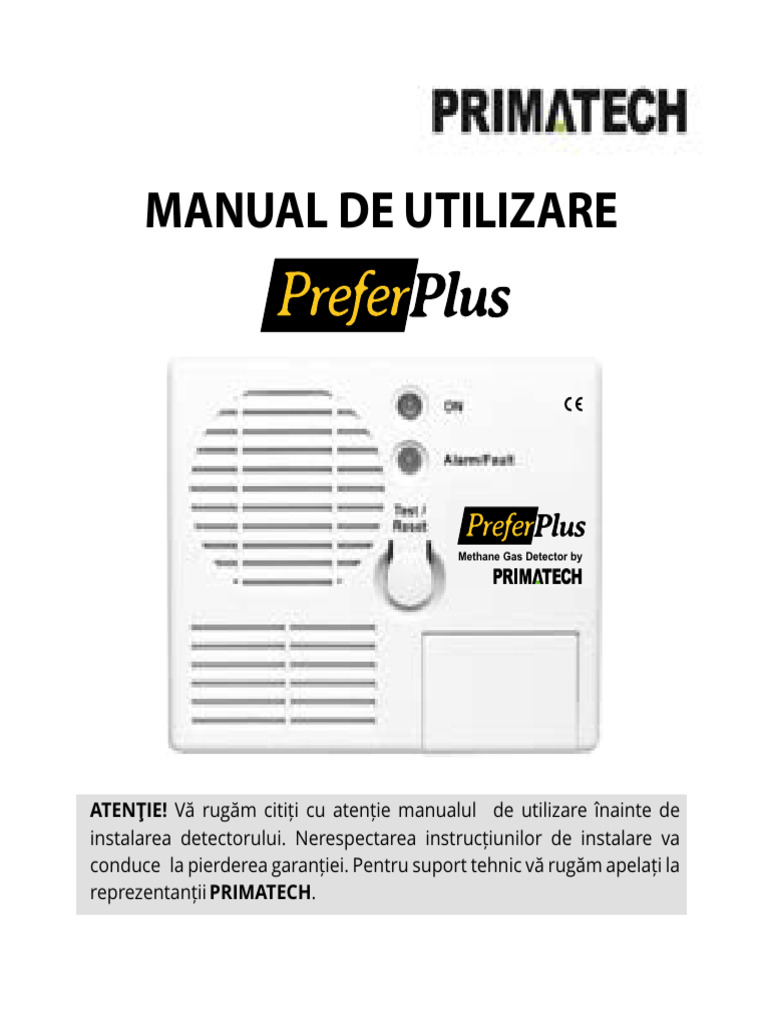 Manual Prefer Plus Primatech | PDF