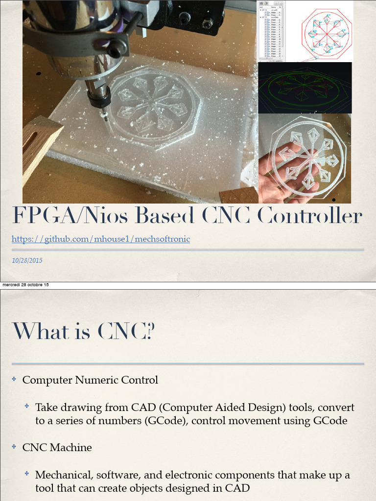 FPGA CNC Controller Project Overview | PDF | Numerical Control | Field ...