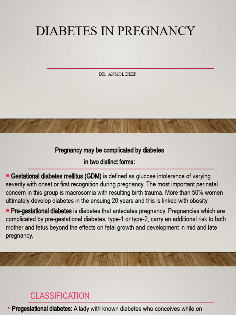 Diabetes in Pregnancy | PDF | Gestational Diabetes | Diabetes