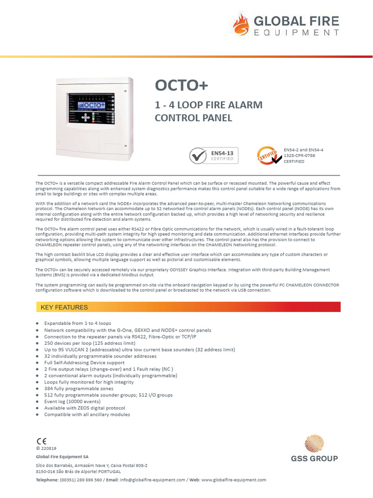 240221 DATASHEET Détection incendie | Download Free PDF | Computer ...