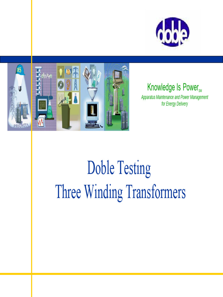 Transformer Maintenance Testing Guide | PDF | Transformer | Insulator ...