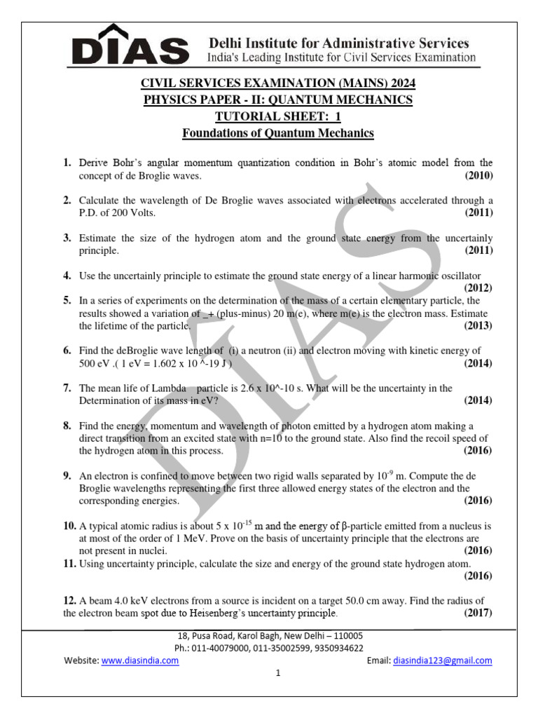 Physics tutorial paper ii pdf nuclear magnetic resonance spectroscopy