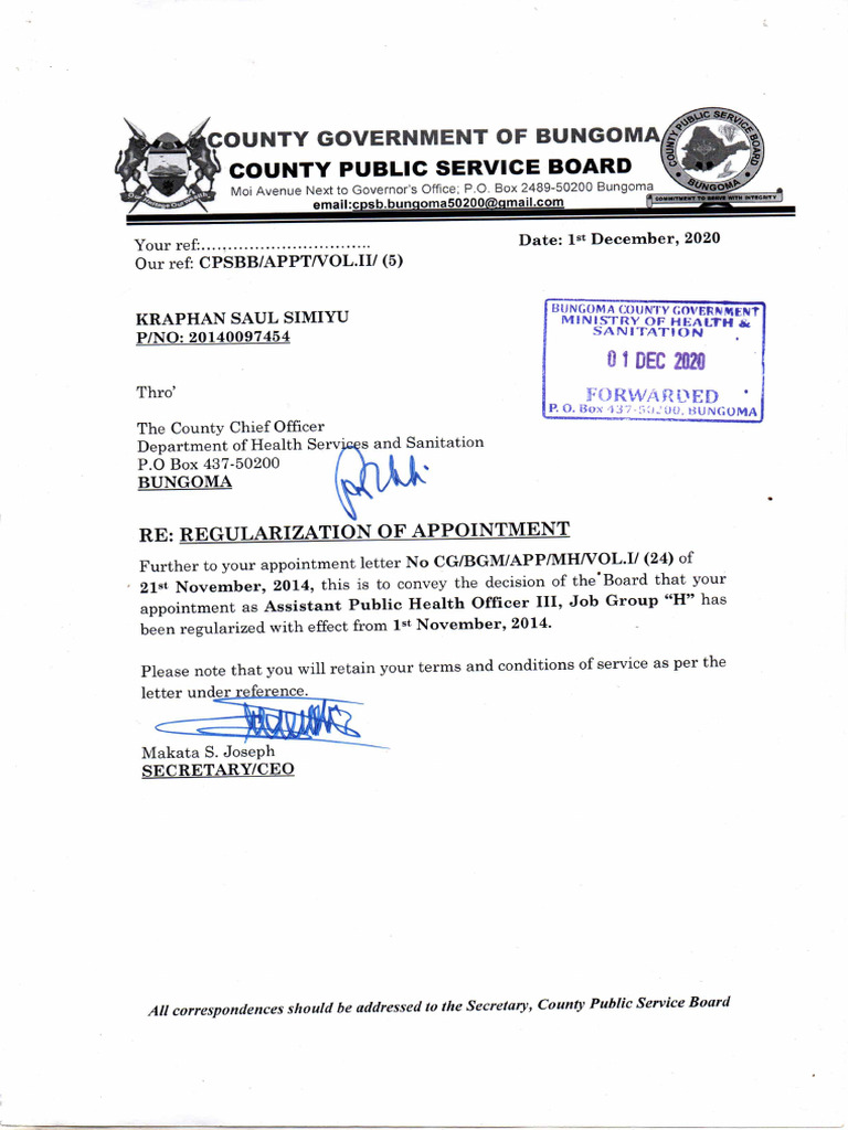 Gob Letter | PDF