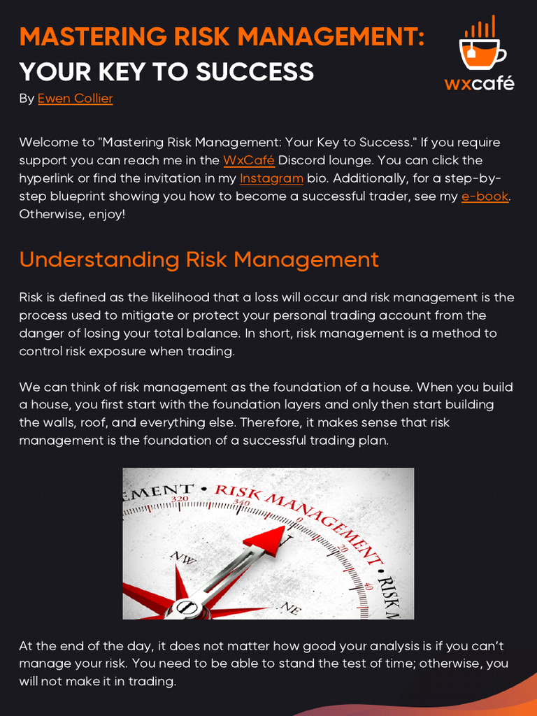 Mastering Risk Management for Traders | PDF | Margin (Finance) | Risk