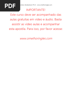 Apostila O Melhor Inglês