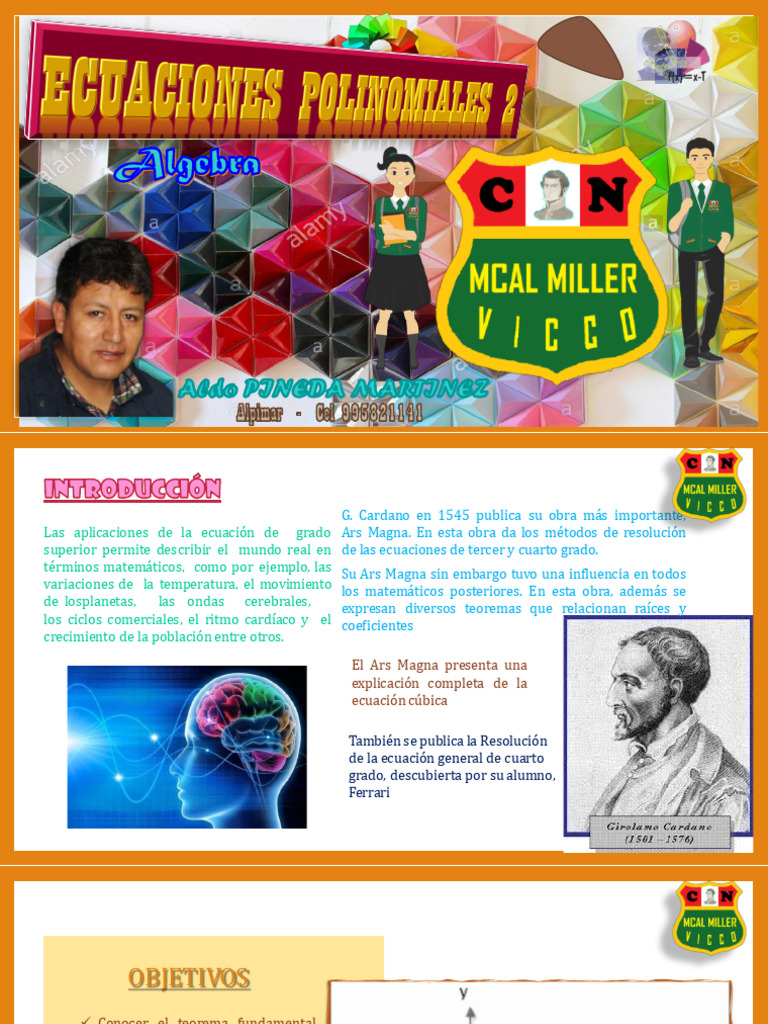 13 Ecuacion Polinomial 2 | PDF | Ecuaciones | Matemáticas