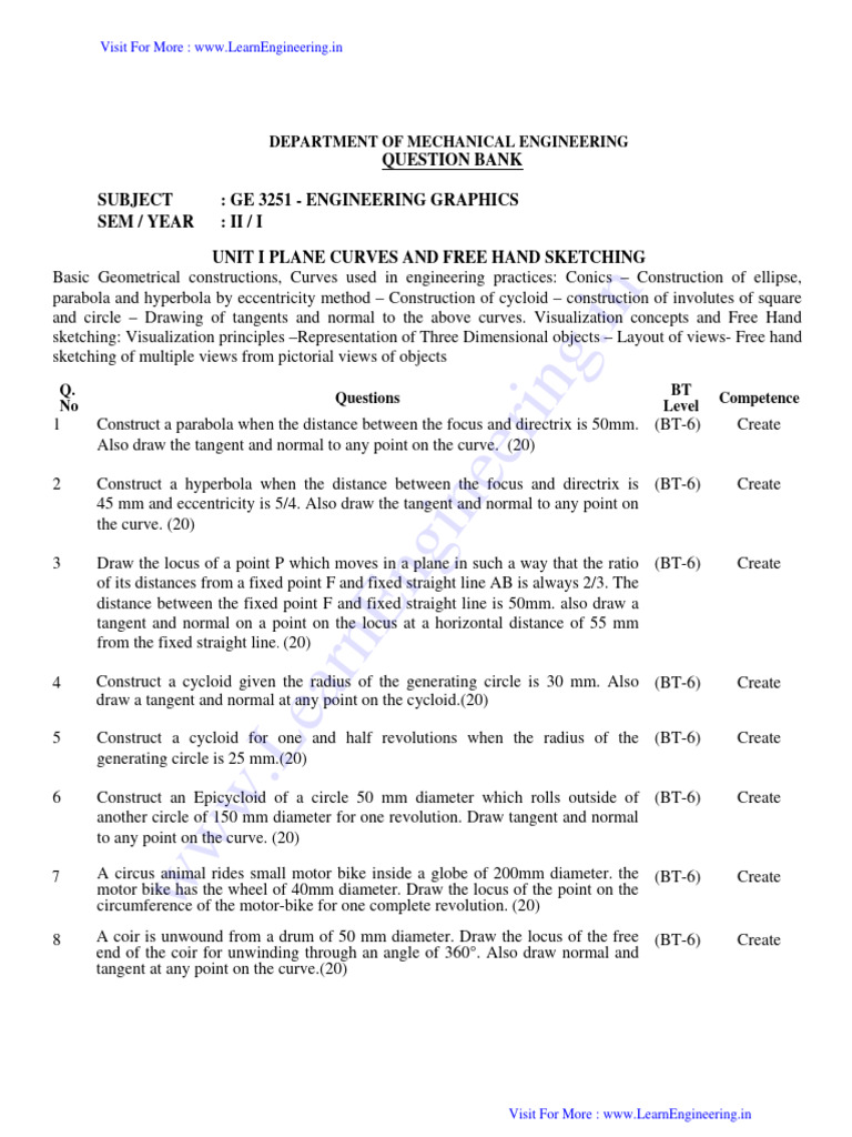 GE3251 - IQ 02 - by LearnEngineering - in | PDF | Euclidean Geometry ...