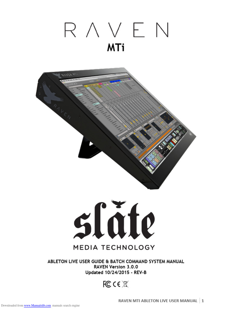 RAVEN MTi Ableton Live Manual | PDF | Mac Os | Icon (Computing)