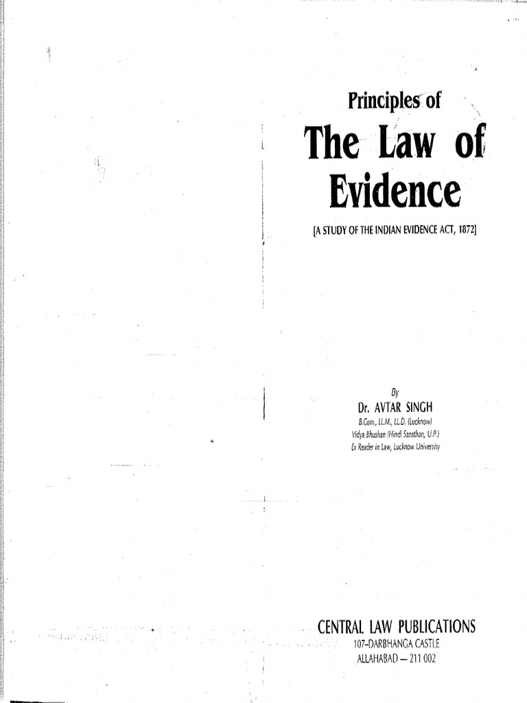 Evidence Textbook - Rotated | PDF
