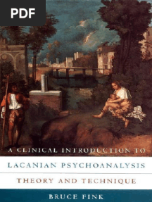 A Clinical Introduction To Lacanian Psychoanalysis Theory and Technique