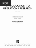 Introduction To Operations Research: Ninth Edition