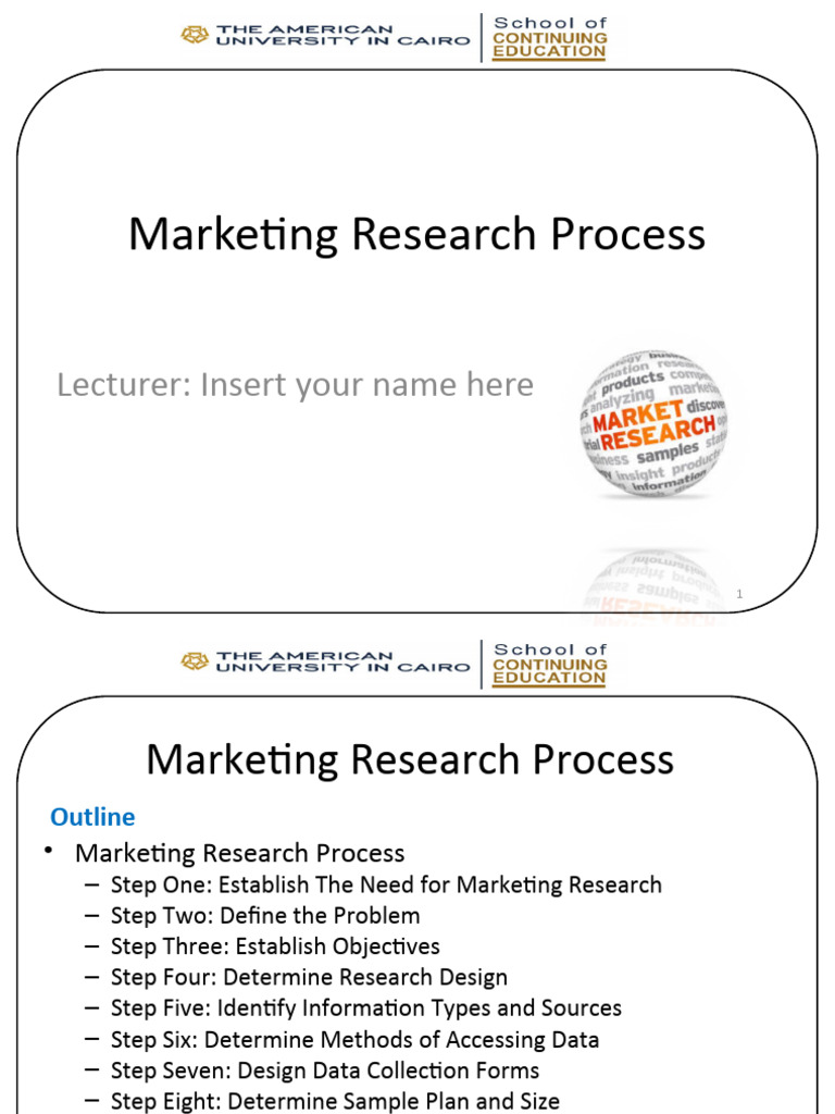 2 - MR - Marketing Research Process | PDF | Marketing Research | Marketing