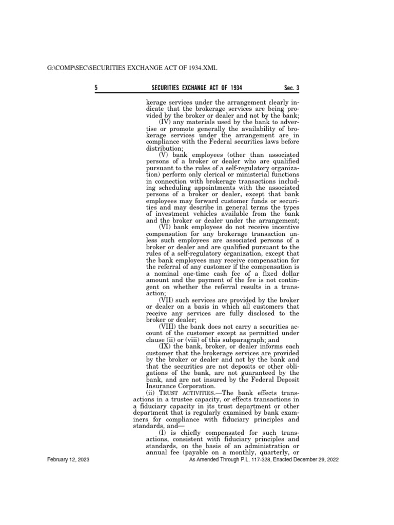 securities exchange act of 1934 15 usc 78m a 78o d ))