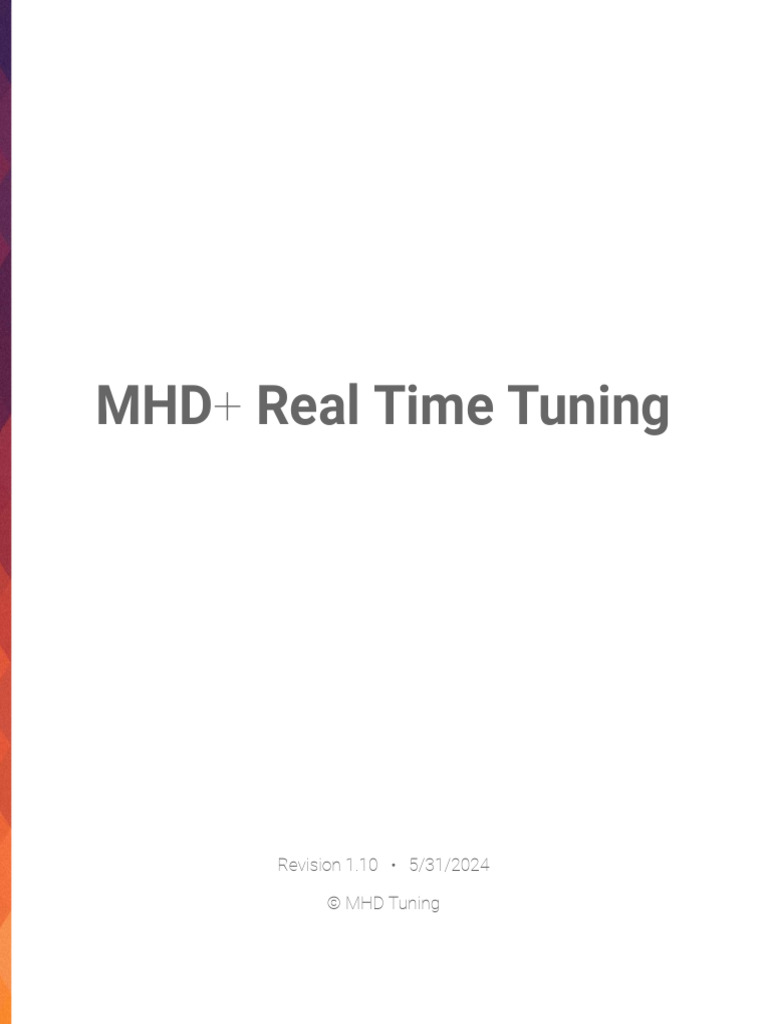 MHD+ Real Time Tuning Guide | PDF | Zip (File Format) | Computer File