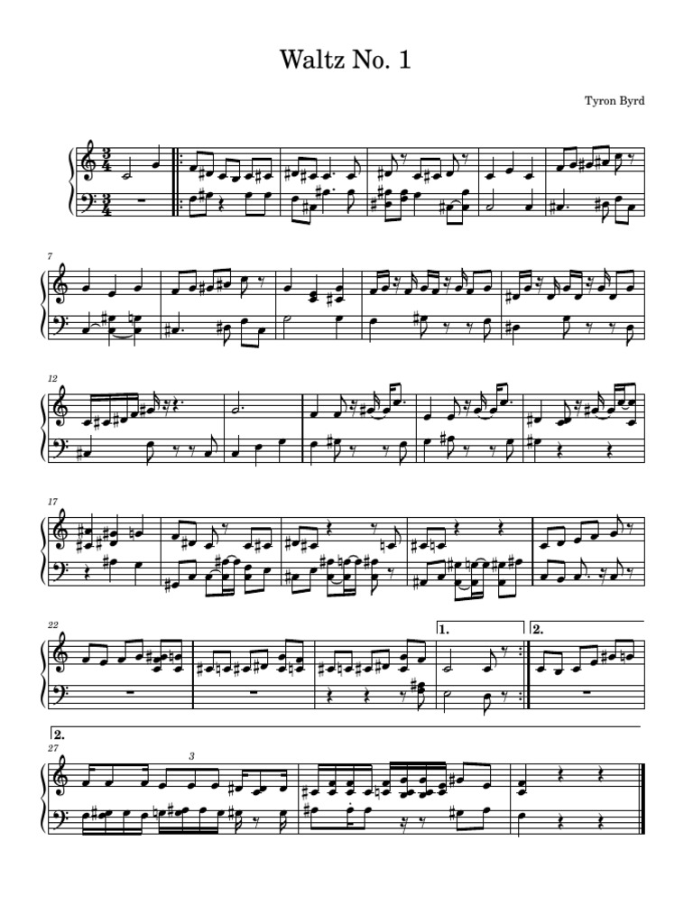Waltz No 1 Pdf