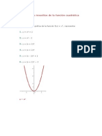 Ejercicios Resueltos de La Función Cuadrática