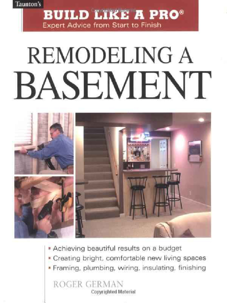 Remodeling A Basement Expert Advice From Start To Finish (2004) | PDF